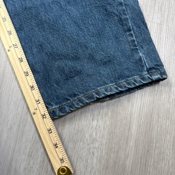 Polo Jeans Ralph Lauren VTG Men's Cotton Denim Blue Jeans Flag Banner 36x32 - Picture 7 of 13